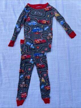 Little Sleepies Pixar/Disney CARS Red & Gray Pajama Set 18-24M